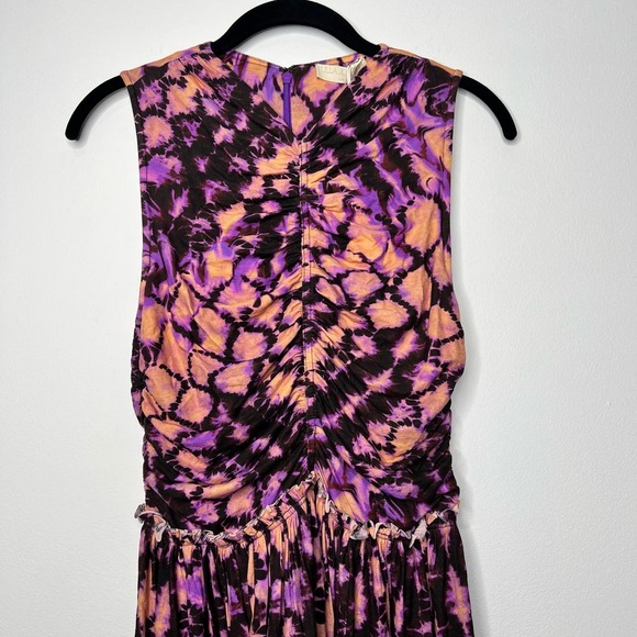 Ulla Johnson Sascha Midi Dress in Wisteria Pink Purple Size US 2 - Picture 3 of 15